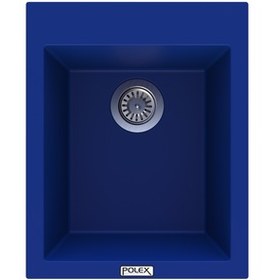 Resim Polex Cristal Lux Granit Eviye Real Stone P05 Mavi 