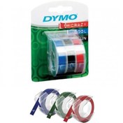 Resim Dymo Junior Omega 9MM x 3M Renkli 3Lü Blister 
