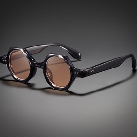 Resim 1 Çift Vintage Yuvarlak Gözlük - Siyah Çerçeve, Tam Kenarlı Retro Gözlükler, Erkek ve Kadınlar için Unisex - Doğum Günü/Noel/Cadılar Bayramı/Parti Aksesuarları - Temizlik Bezi Dahil - Normal Uyum (132-138mm) - Reçetesiz Moda Gözlükleri, Trendy Gözlükler, Dayanıklı Yapım, Yüksek Kaliteli Lensler, Fotoğraf Aksesuarları, Klasik Tasarım, Sağlam Yapı, Kostüm Tutkunları İçin 