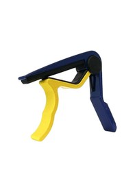 Resim Erga Müzik Gitar Ve Bağlama Için Metal Kapo Kelepçe - Sarı Laci 