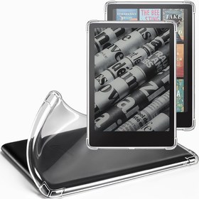 Resim Kindle Paperwhite 12. Nesil (17,78 cm), Kindle 15,24 cm 2024 ve 2022 (11. Nesil), Paperwhite 11. Nesil (17,27 cm) için Ultra İnce Yumuşak Poliüretan Kılıf - Şeffaf Koruyucu Kapak, Hafif ve Dayanıklı 