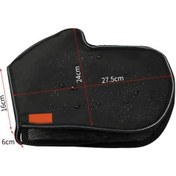 Resim Pazly Motorsiklet Ve Scooter İçin Uv Korumalı Nefes Alabilir Tutma Kılıfları - Su Geçirmez, Siyah 