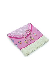 Resim Çantalı Kız Çocuk İsimli Seccade, Tesbih, Namaz Öğreniyorum Kitabı Seti Pembe 
