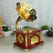 Resim Nostaljik Gramofon Müzik Kutusu ( Lisinya ) 