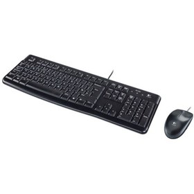 Resim Logitech Mk120 Klavye & Mouse Seti Kablo-siyah 
