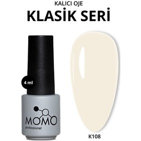 Resim Momo Professional Kalıcı Oje K108 Light Butter Yellow 4 ML 