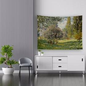 Resim Landscape: The Parc Monceau Duvar Örtüsü - 60 cm x 90 cm 