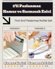 Resim Hamur Kesici Ve Sarımsak Ezici 