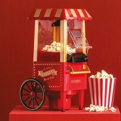 Resim Mutfaksever Kırmızı Mısır Patlatma Popcorn Makinesi 