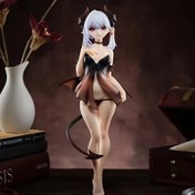 Resim 1 adet Şık Anime Şeytan Koleksiyonluk PVC Figürü - Siyah Boynuzlar ve Yarasa Kanatları, Canlı Renk Kontrastı, Raf veya Masa Ekranı için Karmaşık Tasarım, Anime Hayranları için İdeal Hediye, Koleksiyonluk Figür | Gotik Estetik | Dayanıklı Koleksiyonluk, Anime Aksesuarları 
