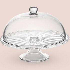 Resim The Mia Ayaklı Pasta Kek Fanusu 30x24 Cm Cam0495 Şeffaf 