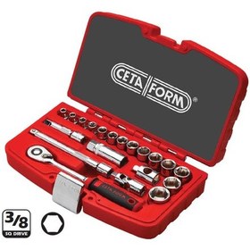 Resim Ceta Form 20 Parça 3/8” 6 Köşe Lokma Takımı C10-20PH2 