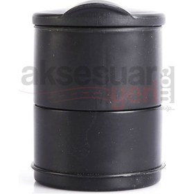 Resim Siyah Renk Araç İçi Küllük Kapaklı 