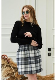 Resim Zhlbutik Düğme Detaylı Balıkçı Yaka Triko Kazak 001 