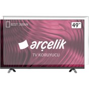 Resim ARÇELİK A49L 5531 4W2 TV EKRAN KORUYUCU - Arçelik Uyumlu 49" inç Tv Ekra 