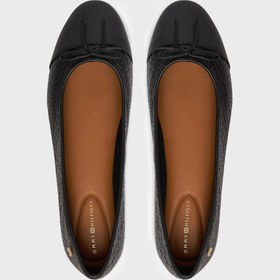 Resim Tommy Hilfiger Hakiki Deri Fiyonklu Babet Ayakkabı AYAKKABI FW0FW09468 BDS 