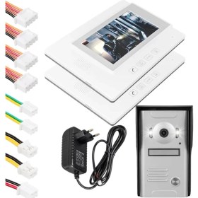 Resim EstoreBox 37M 1 Daire 7'' Görüntülü Diafon Kapı Zili Interkom Akıllı Ev Güvenliği Sistemi 