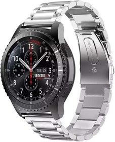 Resim Sneezy Huawei Watch Gt4 46mm İle Uyumlu 22mm Ironweft Döküm Çelik Metal Kordon Gümüş 