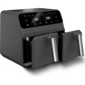 Resim Blaupunkt D7800 Taste Master Çift Hazneli Dokunmatik 4+4 Litre Air Fryer Fritöz 1700W Siyah 