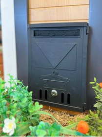 Resim Kural Döküm Dekoratif Döküm Posta Kutusu 