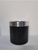 Resim Siyah Darbuka Kemerli Saksı 30x30 Yeşil 