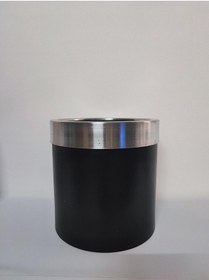 Resim Siyah Darbuka Kemerli Saksı 30x30 Yeşil 