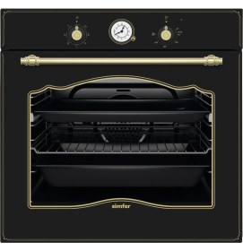 Resim Simfer Rustik Siyah Cam Ankastre Set (7349 Fırın + 3325 Ocak + 9612 Davlumbaz) 