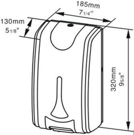 Resim Xinda Xdq210k Sensörlü Dezenfektan Dispenseri Krom 2100 Ml 