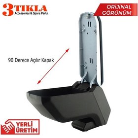 Resim Citroen C-elysee 2012 Premium Hq Lüks Delmesiz Çelik Ayaklı Siyah Kolçak 