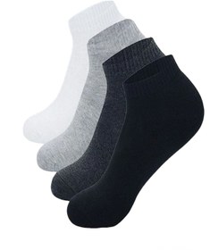 Resim Black Arden Socks 8 Çift Düz Siyah Beyaz Gri Lacivert Füme Renklerden Oluşan Spor Patik Çorap Bla.crow.221 