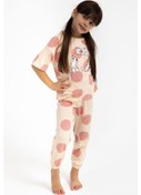 Resim Roly Poly 2790 Garson Cats Badem Kız Çocuk Pijama Takımı 001 