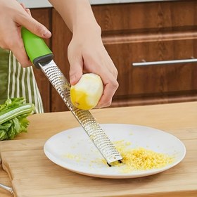 Resim 1 adet Çelik Çok Amaçlı Rendeleme, Elma Rendesi, Peynir Rendesi, Zencefil Parçalayıcı, Sebze ve Sarımsak için Mutfak Aracı 