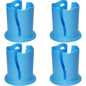 Resim 2'li/4'lü DOMUUH Paddleboard Bardak Tutucular - Kolay Kurulum, Kano, SUP, Tekne İçin - Dayanıklı Mavi Plastik, Güvenli Tutuş, Su Sporları ve Açık Hava Aktiviteleri için Hava Koşullarına Dayanıklı, Şık Tasarım, Sağlam Yapı, Yüksek Kaliteli Plastik, Kanoların Aksesuarları 