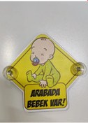 Resim Arabada Bebek Var Yapıştırma Dahildir 