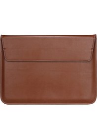 Resim NovStrap Apple Uyumlu MacBook Air M1 A2337 13 inç Deri Kılıf Çanta Sleeve Standlı İçi Kumaş 