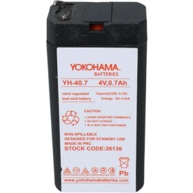 Resim Yokohama YH-40.7 4 Volt - 0.7 Amper Akü (34X22x64 Mm) 