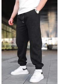 Resim Siyah Batik Desenli Jogger Eşofman Altı E6582 Siyah 