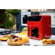 Resim Robwell AS28 1500W Airfryer Halojen Isı Sistemli Hava Fritözü (Robx Türkiye Garantili) 