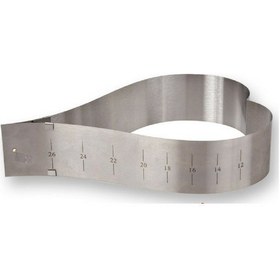 Resim Epinox Ayarlanabilir Kalp Pasta Kek Kalıbı Ayarlı Çember 7 Cm 