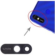 Resim Tecno Uyumlu Spark 4 Lite KC8S Arka Kamera Camı Lensi (Çıtasız Cam) 