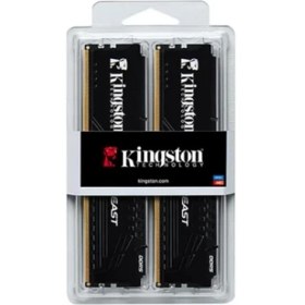 Resim Ontech - 16 GB (2x8) Ddr5 5600MHZ Kıngston Beast Black CL36 Dt KF556C36BBEK2/16TR 