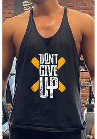 Resim Dongi Gym Fitness Tank Top Sporcu Atleti 