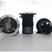 Resim Airluks Lıghtfan Işıklı Banyo Fanı Krom - Altın 
