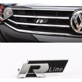 Resim Yıldız Tuning Golf 7 R-Line Panjur Logosu Rline Yapıştırmalı 