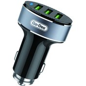 Resim Go Des GD-CC206 3 Usbli Led Işıklı Metal Araç Şarj Başlığı 3.6A ZORE-266112 Siyah 