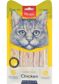 Resim Wanpy Tavuklu Sıvı Kedi Ödül Maması 5 x 14 G 