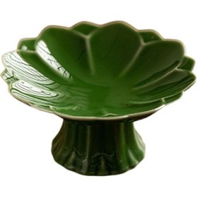 Resim Suntek Seramik Ayaklı Küçük Ekmeklik Atıştırmalıklık 