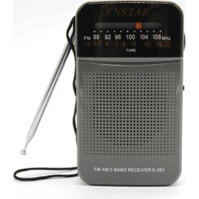 Resim Knstar K-263 Pilli Cep Radyosu 