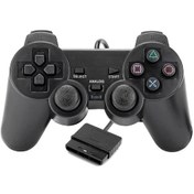 Resim Veri Kurbağa Kablolu Tak Ve Çalıştır İçin Ps2 Çift Tieşim Joystick Denetley Black 1pcs 