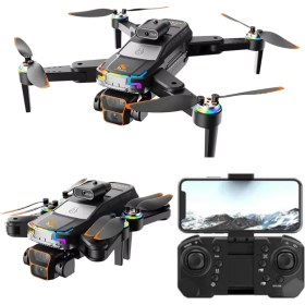 Resim Airvolt JS39 Katlanabilir Drone Uçak Oyuncak Katlanabilir Fırçasız Kamera Wifi Kontrolü Mobil Takip, Akrobatik Uçuş, (Çantalı) 
